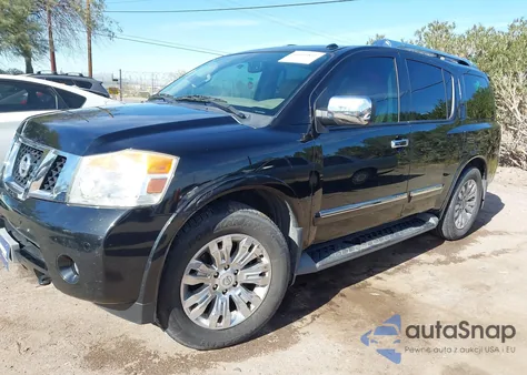 2015 Nissan Armada Platinum from USA, damaged, VIN 5N1BA0ND7FN609076